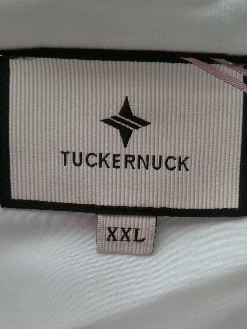 TUCKERNUCK Long Slve Ruffle Collar V-Neck White w/Florals Lacy Overlay Dress XXL - Picture 8 of 11